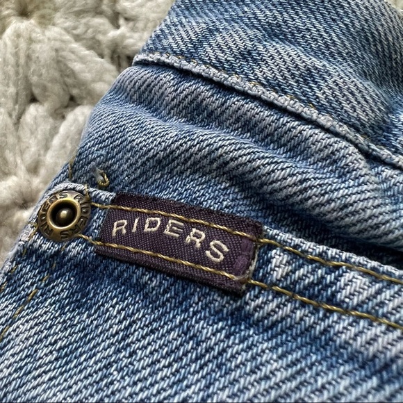 Vintage Riders High Rise Cut Off Blue Jean Shorts - Picture 6 of 12